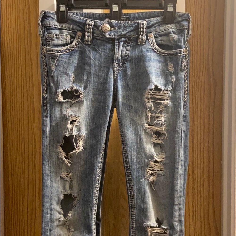Silver Jeans Tuesday flap straight